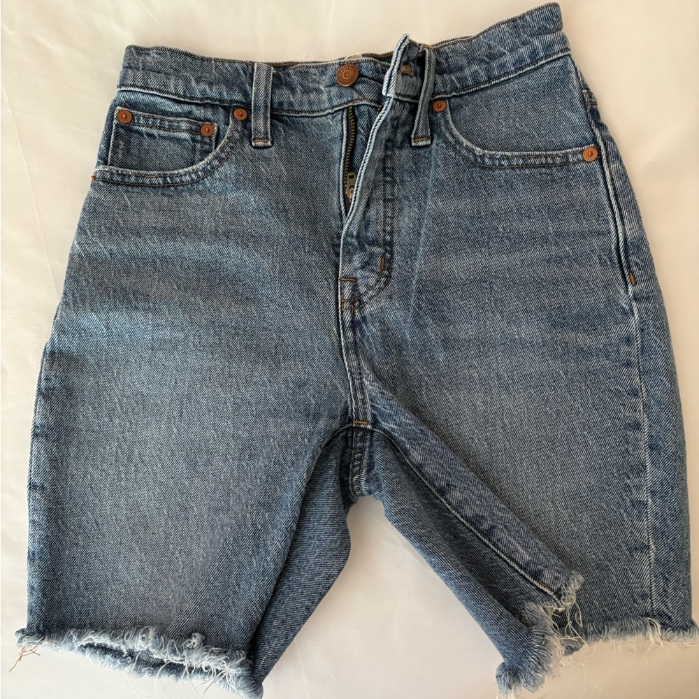 Madewell Blue Jean Shorts